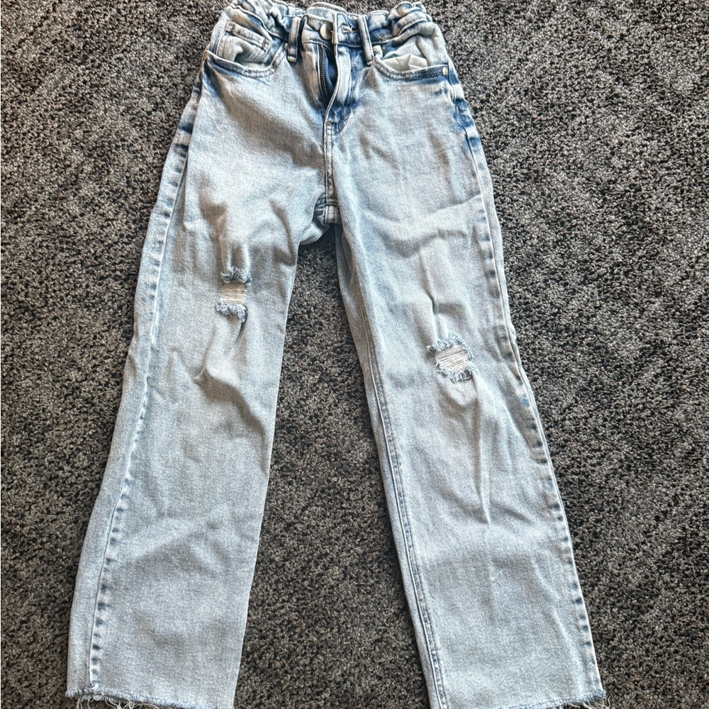 Light Blue Distressed Jeans